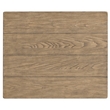 Pemberly Row Side Table in Antique Oak and Matte Black Wood Finish