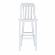 Pemberly Row Set of 2 Commercial Grade Counter Stools in Glossy White