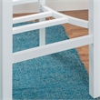 Pemberly Row Set of 2 Commercial Grade Counter Stools in Glossy White