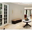Pemberly Row Valetta Linear Wall Sconce with LED in Gold and Crystal