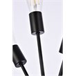 Pemberly Row 3-Light Metal Bath Sconce in Black Modern Design