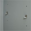 Pemberly Row Modern Wood 2-Piece Pantry Closet in Gray