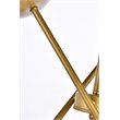 Pemberly Row 6-Light Modern Sputnik Pendant in Brass and Clear