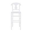 Pemberly Row Commercial Grade Set of 2 Counter Stools in White Beechwood