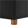 Pemberly Row Modern 6-Piece Fabric Sectional Sofa in Black