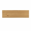 Pemberly Row Two-Tone Backless Pine Bench in White and Natural Finish
