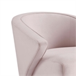 Pemberly Row Velvet Armchair with Gold Legs in Pink