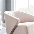 Pemberly Row Velvet Armchair with Gold Legs in Pink