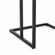 Pemberly Row Mango Wood and Iron Nesting Tables in Mahogany and Black