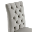Pemberly Row 21 in Velvet Dining Chairs in Light Gray (Set of 2)