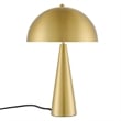 Pemberly Row 2-Light Metal Table Lamp in Satin Brass Finish