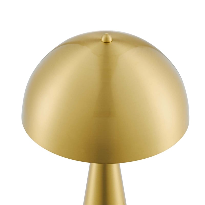 Pemberly Row 2-Light Metal Table Lamp in Satin Brass Finish