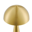 Pemberly Row 2-Light Metal Table Lamp in Satin Brass Finish