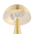 Pemberly Row 2-Light Metal Table Lamp in Satin Brass Finish