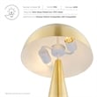 Pemberly Row 2-Light Metal Table Lamp in Satin Brass Finish