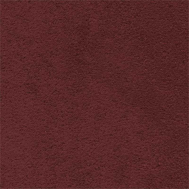Pemberly Row Manual Rocker Recliner with Polyester Fabric in Red