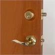 Pemberly Row Brass Single Cylinder Deadbolt in Polished Brass Finish