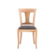 Pemberly Row Side Chairs with Grey Padded Seats and Beechwood Frame (Set of 2)
