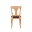Pemberly Row Side Chairs with Grey Padded Seats and Beechwood Frame (Set of 2)
