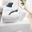 Pemberly Row 5-Piece Down-Filled Sectional Sofa in Pure White