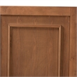 Pemberly Row Queen Size Headboard with Adjustable Height in Walnut Finish