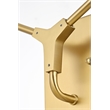 Pemberly Row 2-Light Modern Crystal Wall Sconce in Gold