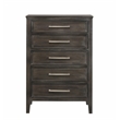 Pemberly Row 4-Piece King Bedroom Set in Nutmeg Wood Finish