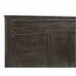 Pemberly Row 4-Piece King Bedroom Set in Nutmeg Wood Finish