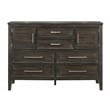 Pemberly Row 4-Piece King Bedroom Set in Nutmeg Wood Finish