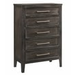 Pemberly Row 4-Piece King Bedroom Set in Nutmeg Wood Finish