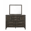 Pemberly Row 4-Piece King Bedroom Set in Nutmeg Wood Finish