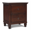 Pemberly Row 4-PC Wood King Bedroom Set in Brown Cherry Finish