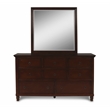 Pemberly Row 4-PC Wood King Bedroom Set in Brown Cherry Finish