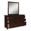 Pemberly Row 4-PC Wood King Bedroom Set in Brown Cherry Finish