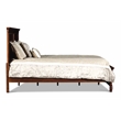 Pemberly Row 4-PC Wood King Bedroom Set in Brown Cherry Finish