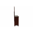 Pemberly Row 4-PC Wood King Bedroom Set in Brown Cherry Finish