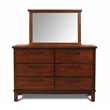 Pemberly Row 4-Piece Wood King Bedroom Set in Chestnut Finish