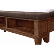 Pemberly Row 4-Piece Wood King Bedroom Set in Chestnut Finish