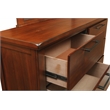 Pemberly Row 4-Piece Wood King Bedroom Set in Chestnut Finish