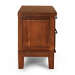 Pemberly Row 4-Piece Wood King Bedroom Set in Chestnut Finish