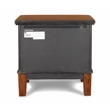 Pemberly Row 4-Piece Wood King Bedroom Set in Chestnut Finish