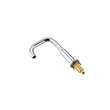 Pemberly Row Brass Double Handle Bathroom Faucet in Chrome