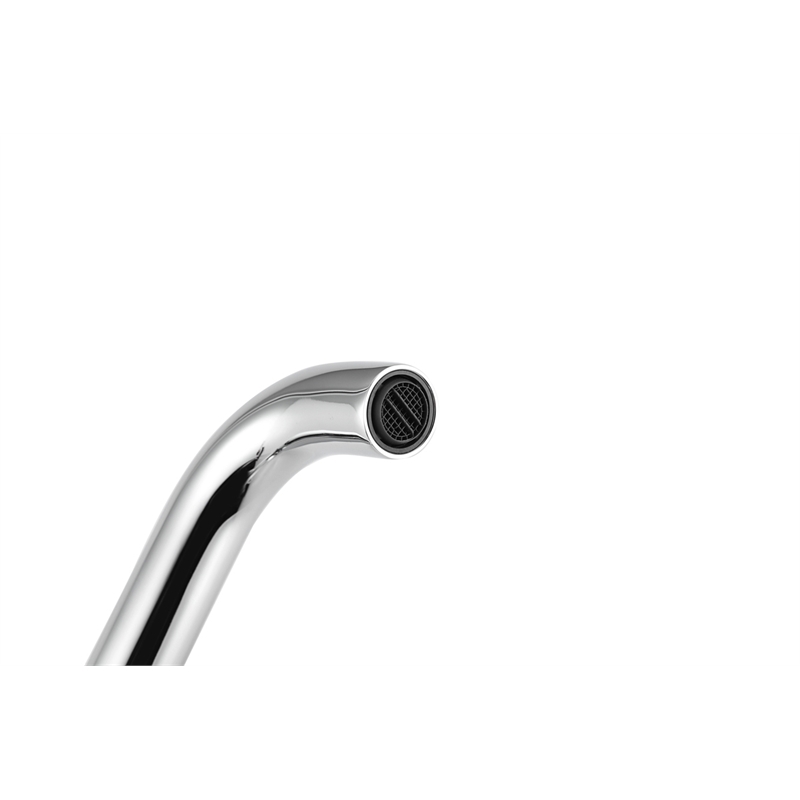 Pemberly Row Brass Double Handle Bathroom Faucet in Chrome