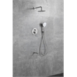 Pemberly Row Brass Shower and Tub Faucet in Brushed Nickel Finish