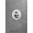Pemberly Row Brass Shower and Tub Faucet in Brushed Nickel Finish