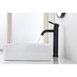 Pemberly Row Stainless Steel Bathroom Faucet in Matte Black
