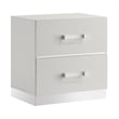 Pemberly Row 6-Piece King Bedroom Set in Glossy White with Storage Features