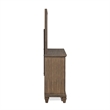 Pemberly Row 5-Piece Queen Bedroom Set with Wood in Vintage Mocha