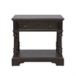 Pemberly Row Hickory Creek Bachelor's Chest Brown Velvet Finish