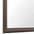 Pemberly Row Asher Park Dresser Mirror Piano Brown Finish